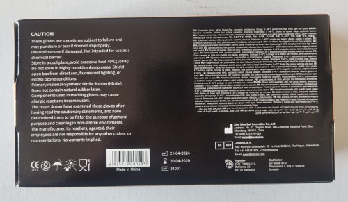 Rękawice nitrylowe pomarańczowe grube Diamond Gripp SD Medispo 8,5 gr. 50 szt. XL